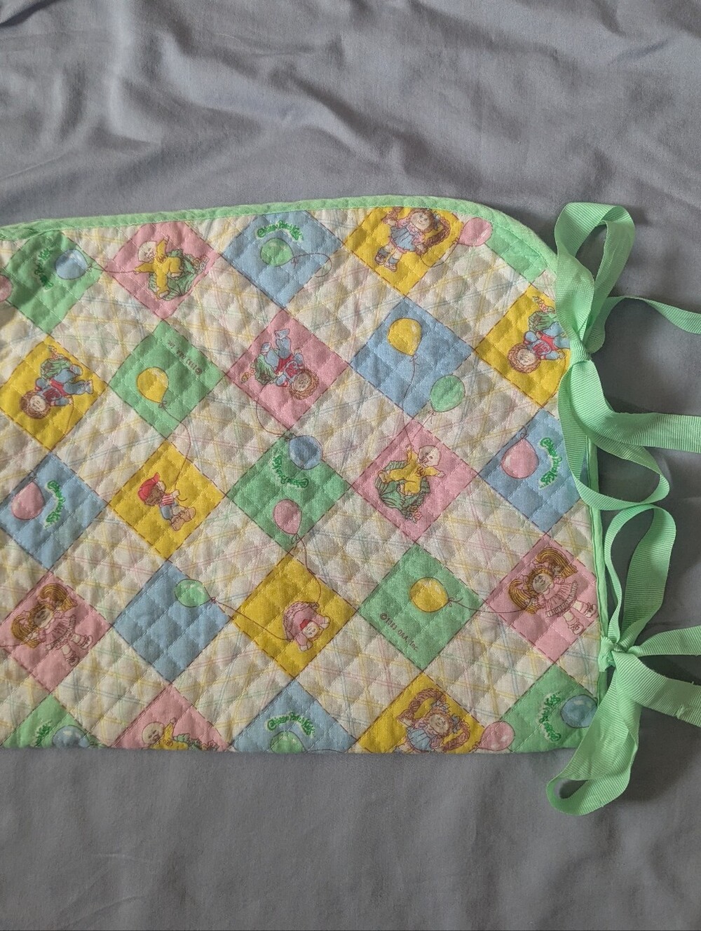 Vintage 1982 Cabbage Patch Kids Quilted Sleeping Bag Bunting